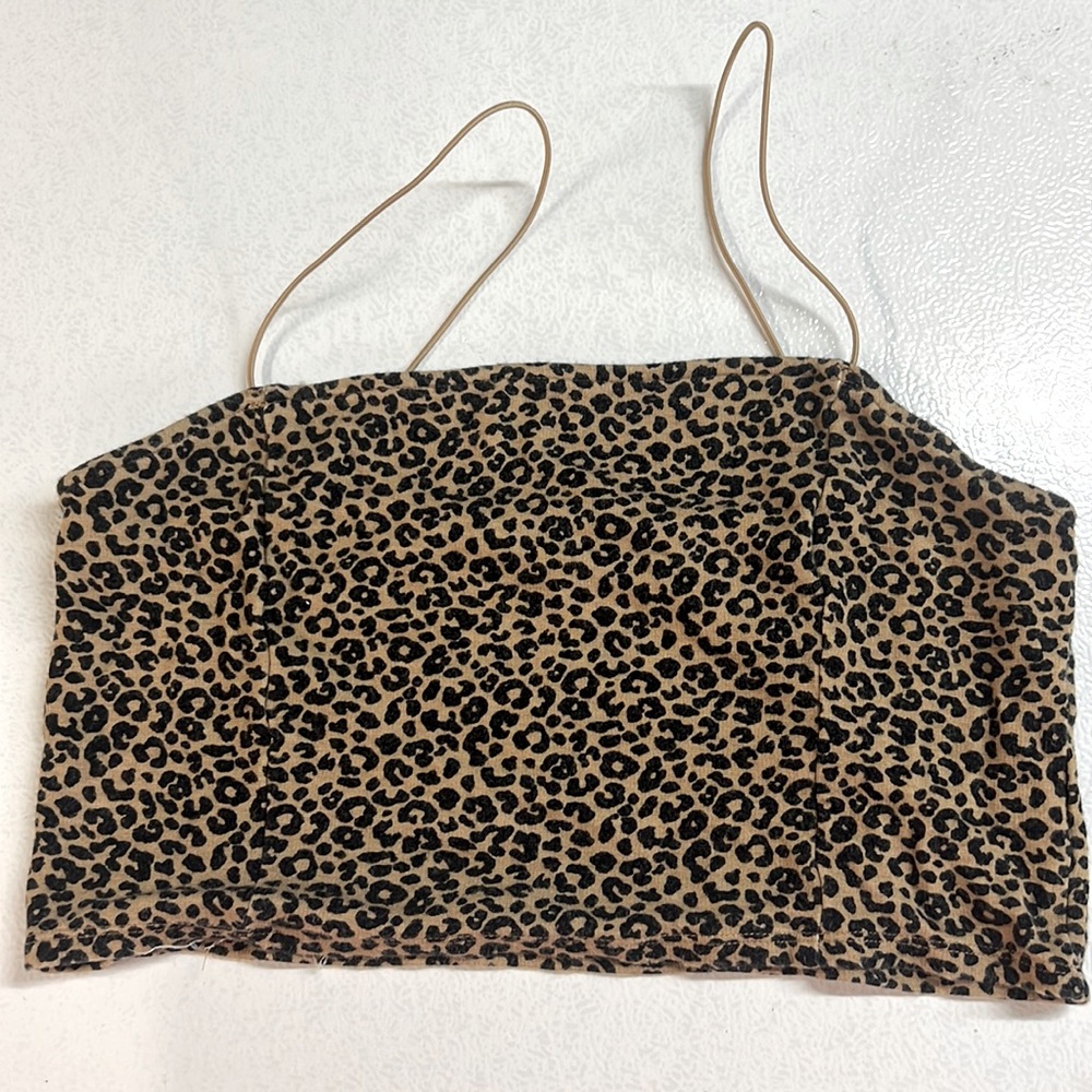 Leopard Crop Tank
